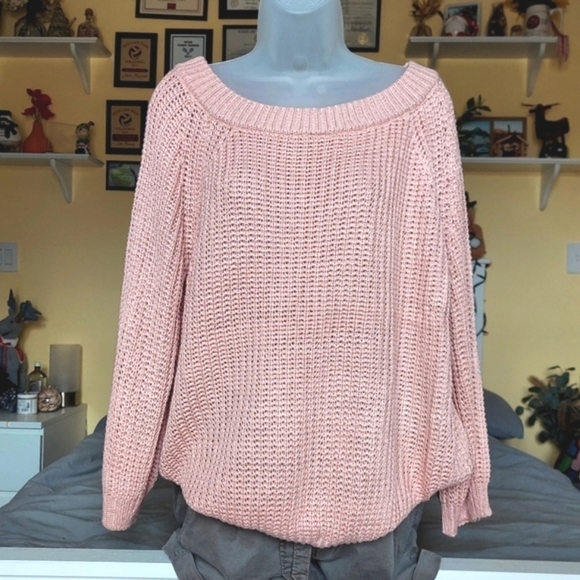 NWT Miracle Oversized Scoop Neck Sweater - Picture 13 of 13